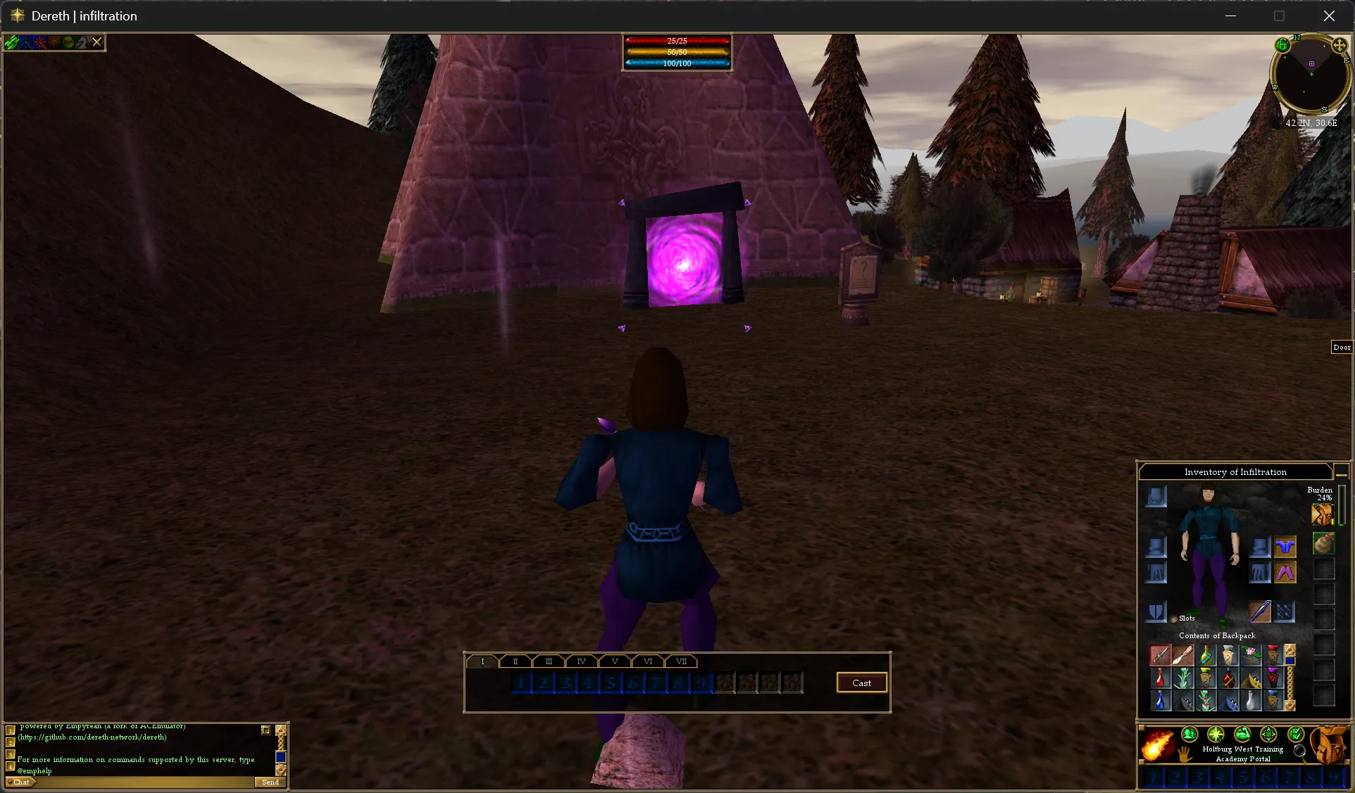 Holtburg's portal in the end-of-retail interface and data